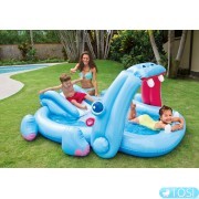 Надувной игровой центр Intex Гиппопотам 57150